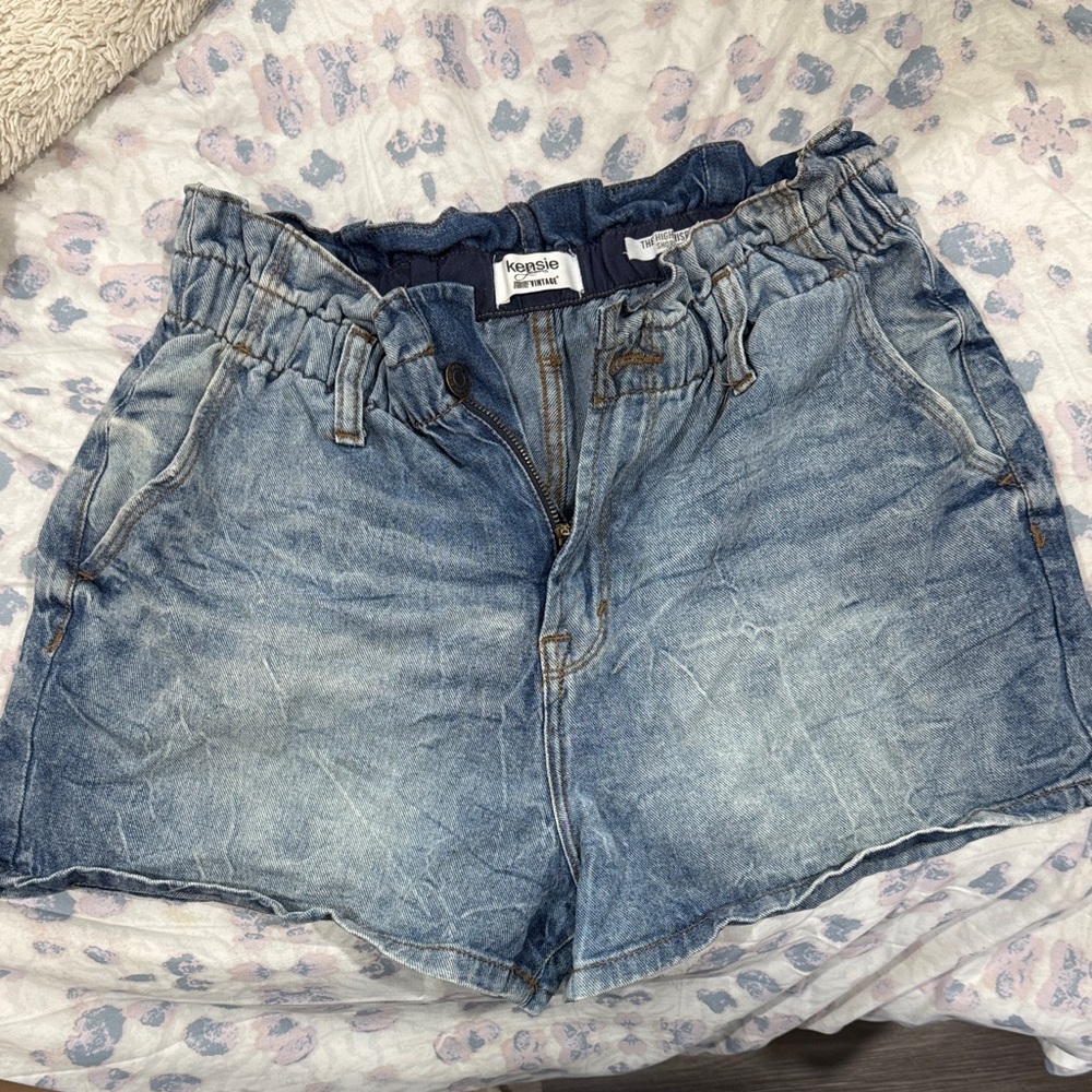Kensie Light Blue Jean Shorts